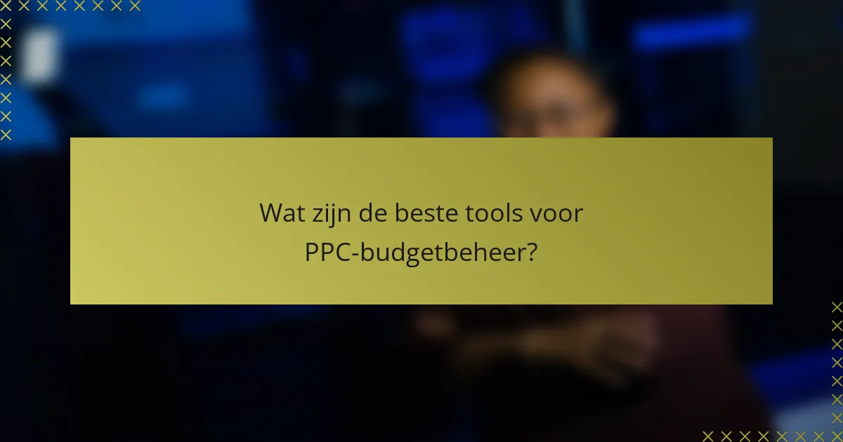 Wat zijn de beste tools voor PPC-budgetbeheer?